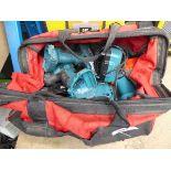 +VAT Makita tool kit consisting of drill, screw gun, 2 batteries, impact drive and charger