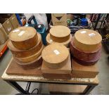 Quantity of timber wood turning blanks
