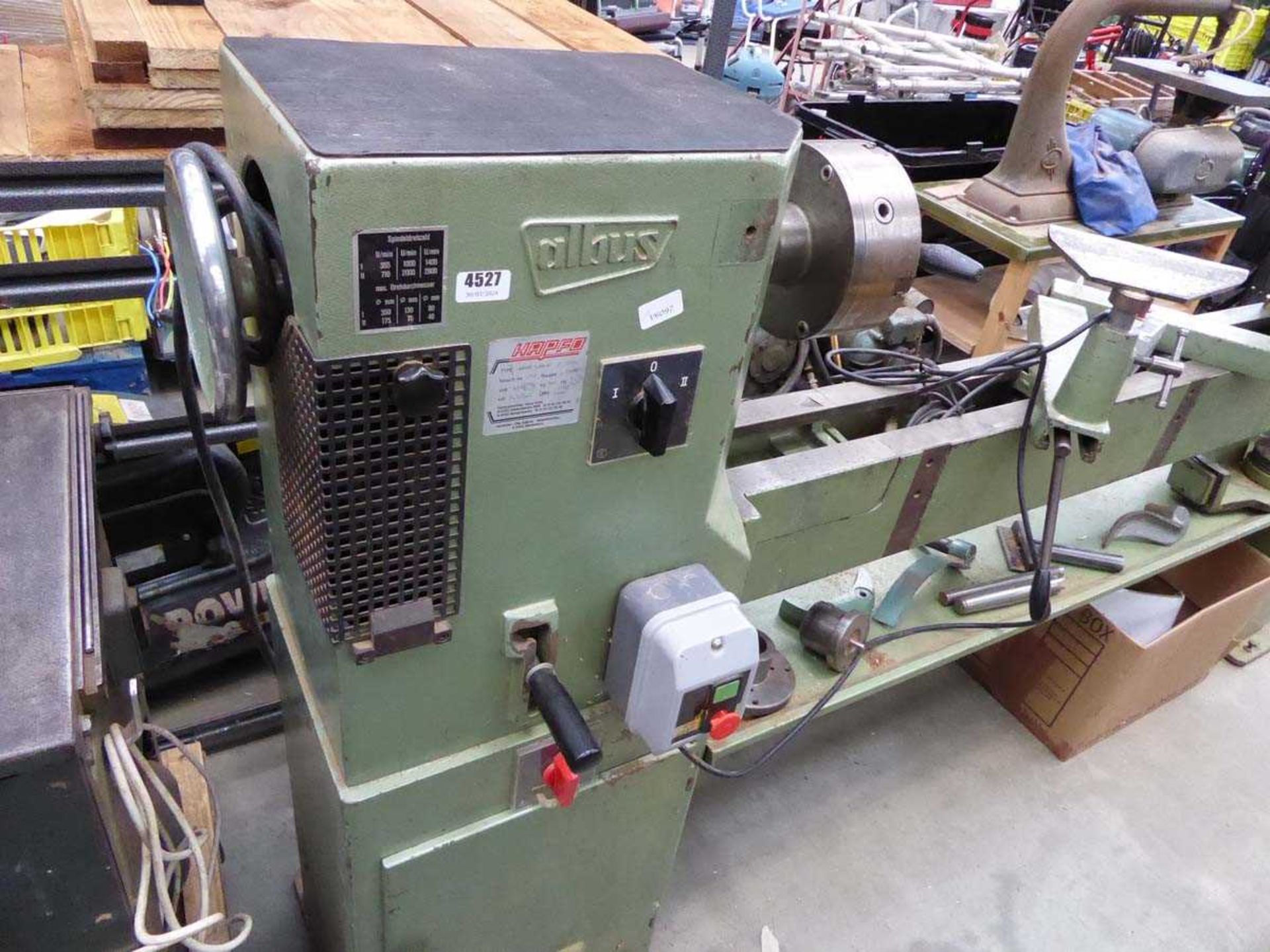 Hapco Albus Type AHDR 130-C woodturning copy lathe with 8ft - 16ft bed and barley twist tooling plus - Image 2 of 6
