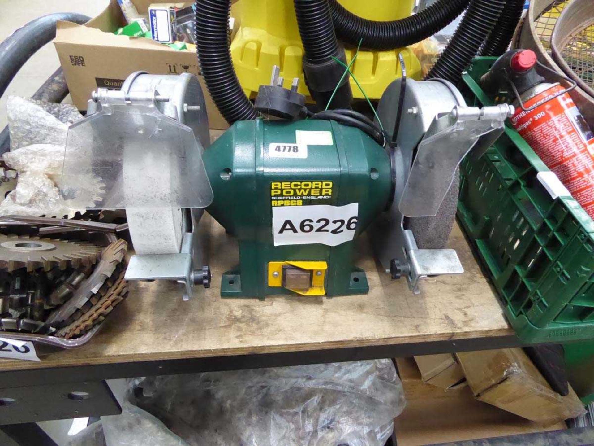 Record Power double ended bench grinder