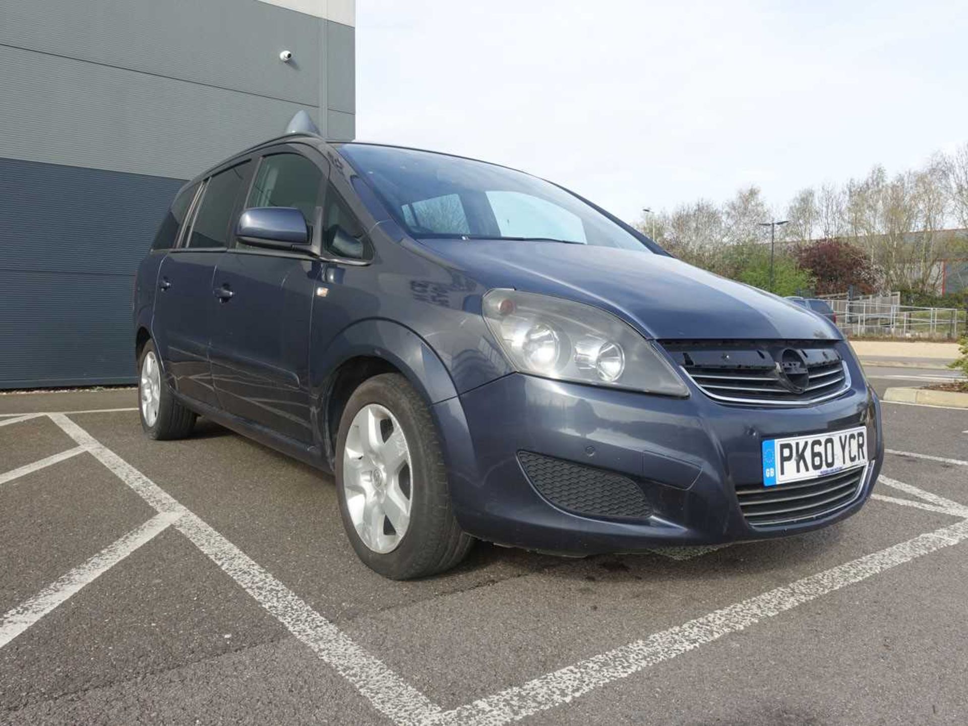 (PK60 YCR) Vauxhall Zafira Exclusiv CDTI auto in blue, first registered 29/12/2010, MPV, - Image 2 of 10