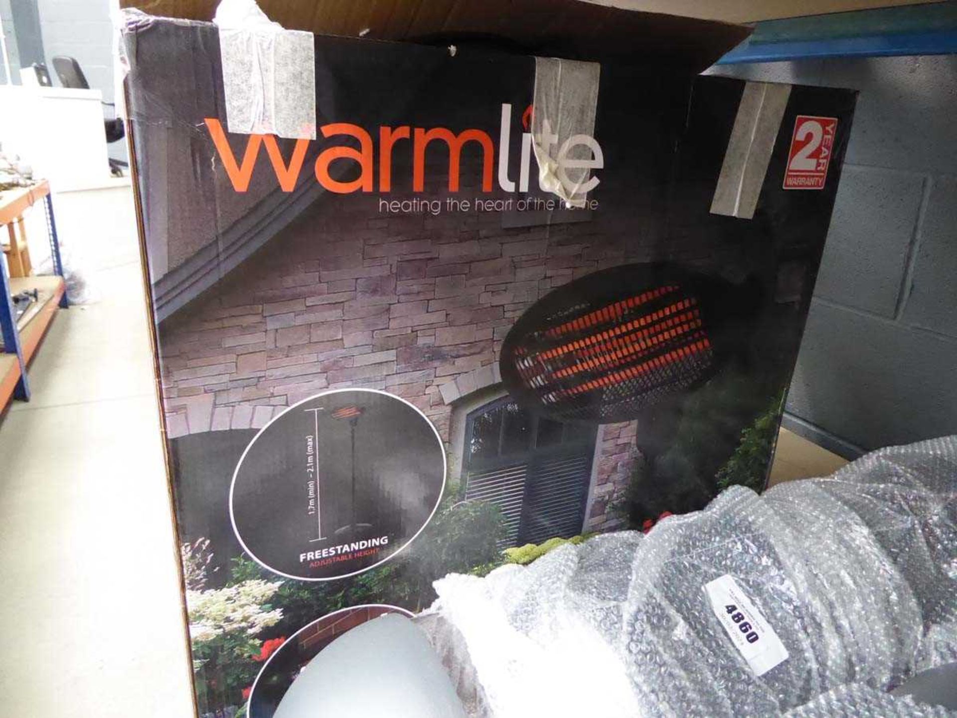 +VAT 2 walrm light portable patio heaters - Image 2 of 2