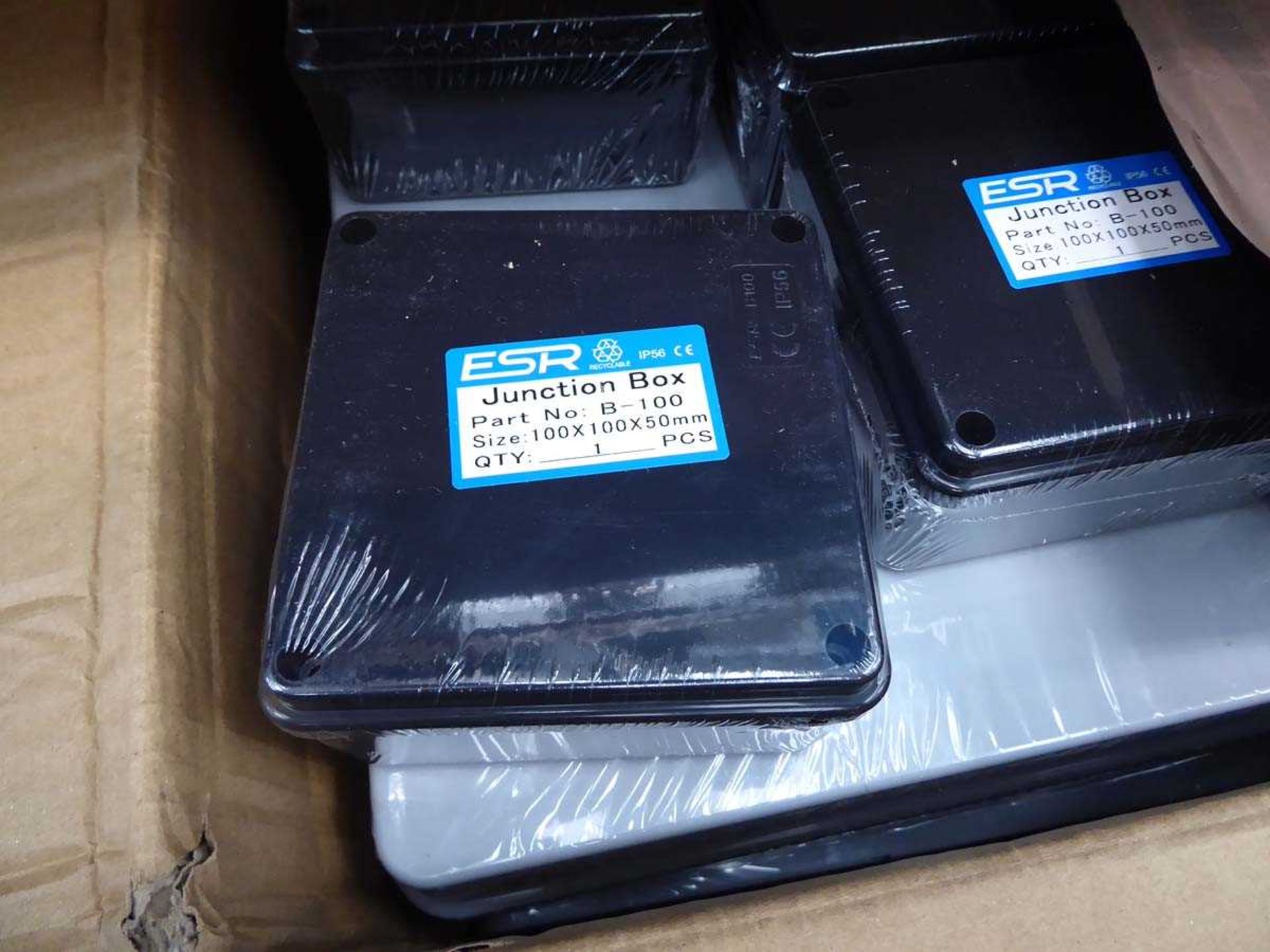 +VAT Box of junction boxes, small and large - Image 2 of 2