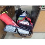 +VAT Box containing combo rugs, lanterns, umbrellas, stoves, wind brakes etc.