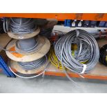 Large quantity of electrical cabling