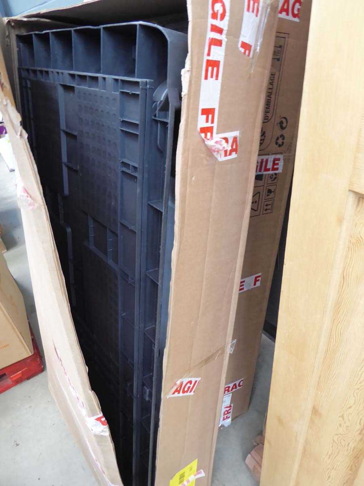 Two boxes containing shed parts - Image 2 of 2