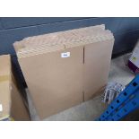 +VAT Qty of flat pack cardboard boxes