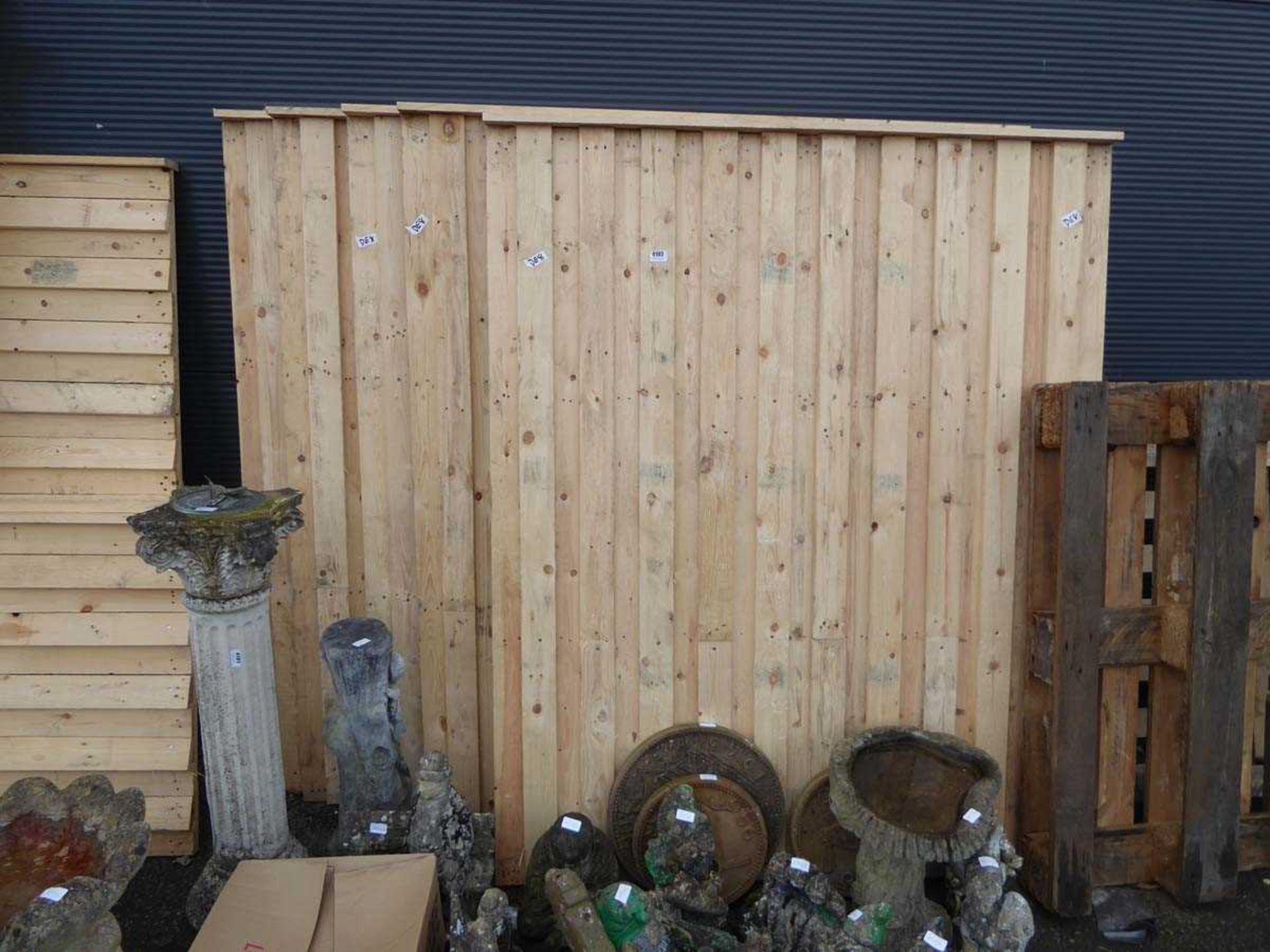 5 x large 6ft fence panels