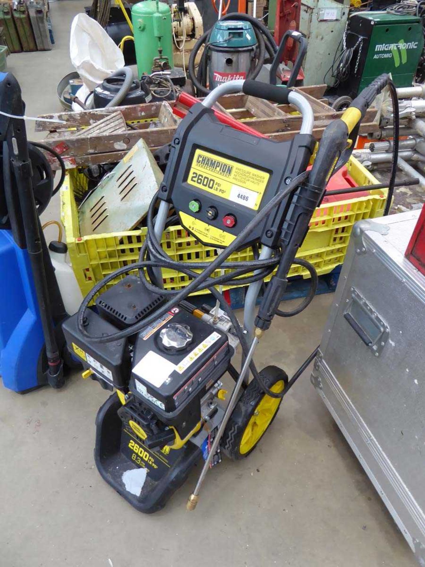 +VAT Champion petrol powered pressure washer