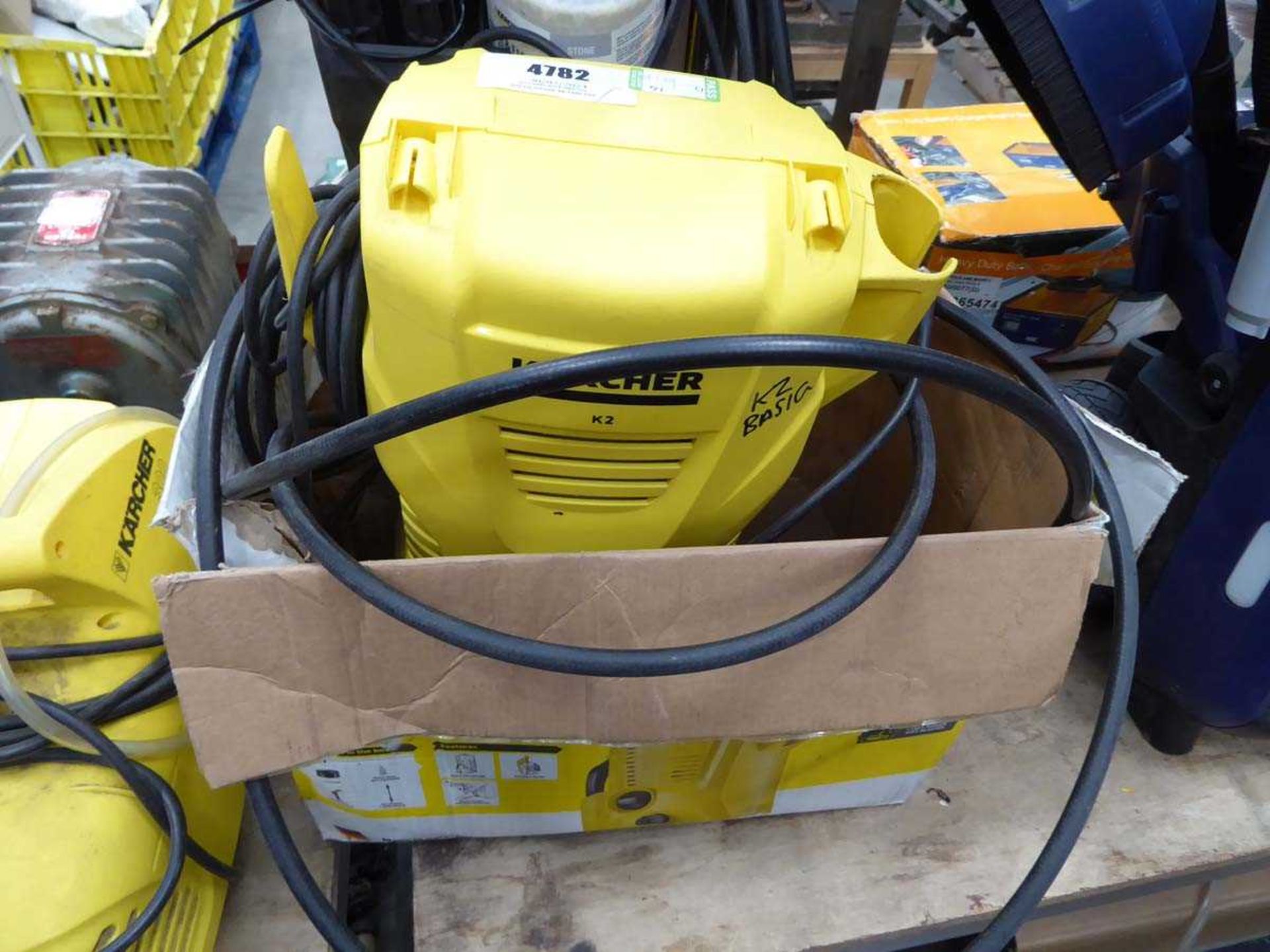 Karcher K2 electric pressure washer with hose