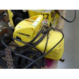 Karcher pressure washer with cleaning brush and lance