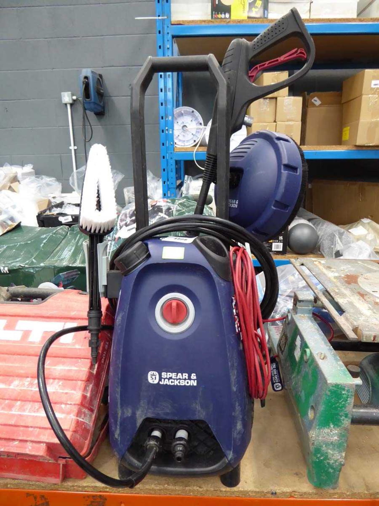 +VAT Spear & Jackson electric pressure washer with patio cleaning head