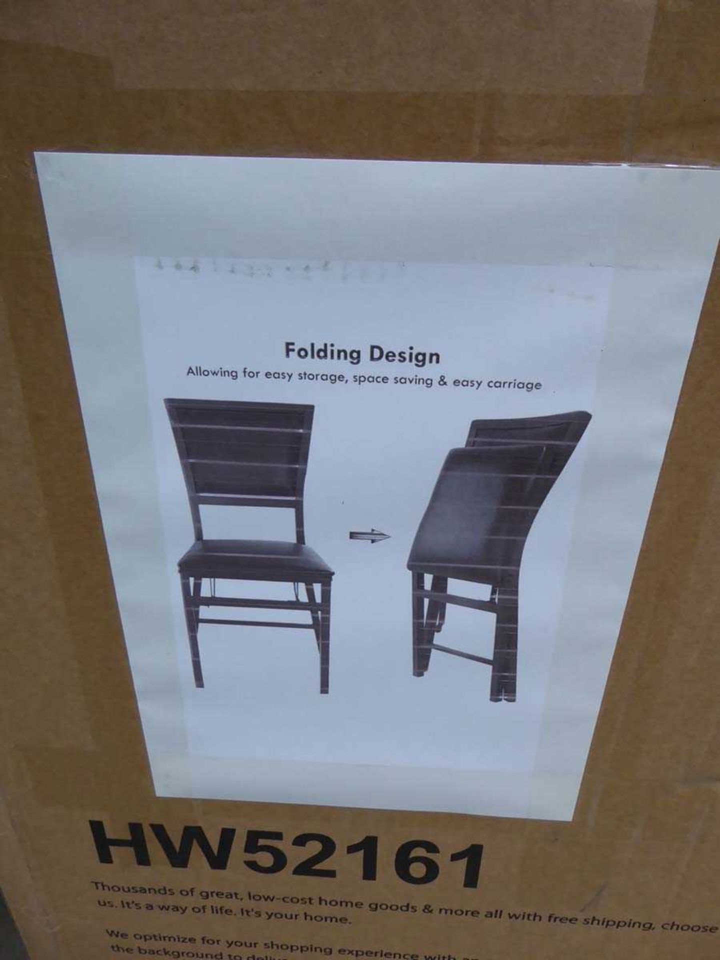 Boxed folding chair - Image 2 of 2