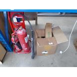 +VAT Box containing small fire extinguishers