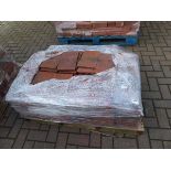 Pallet of roofing tiles