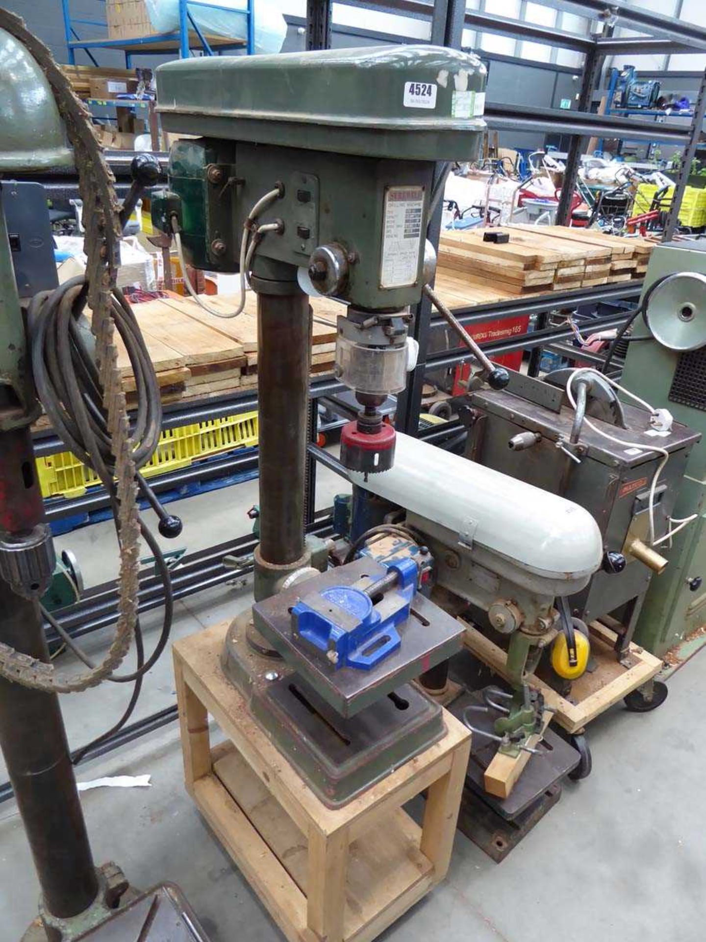 Sureweld pillar drill with Record machine vice