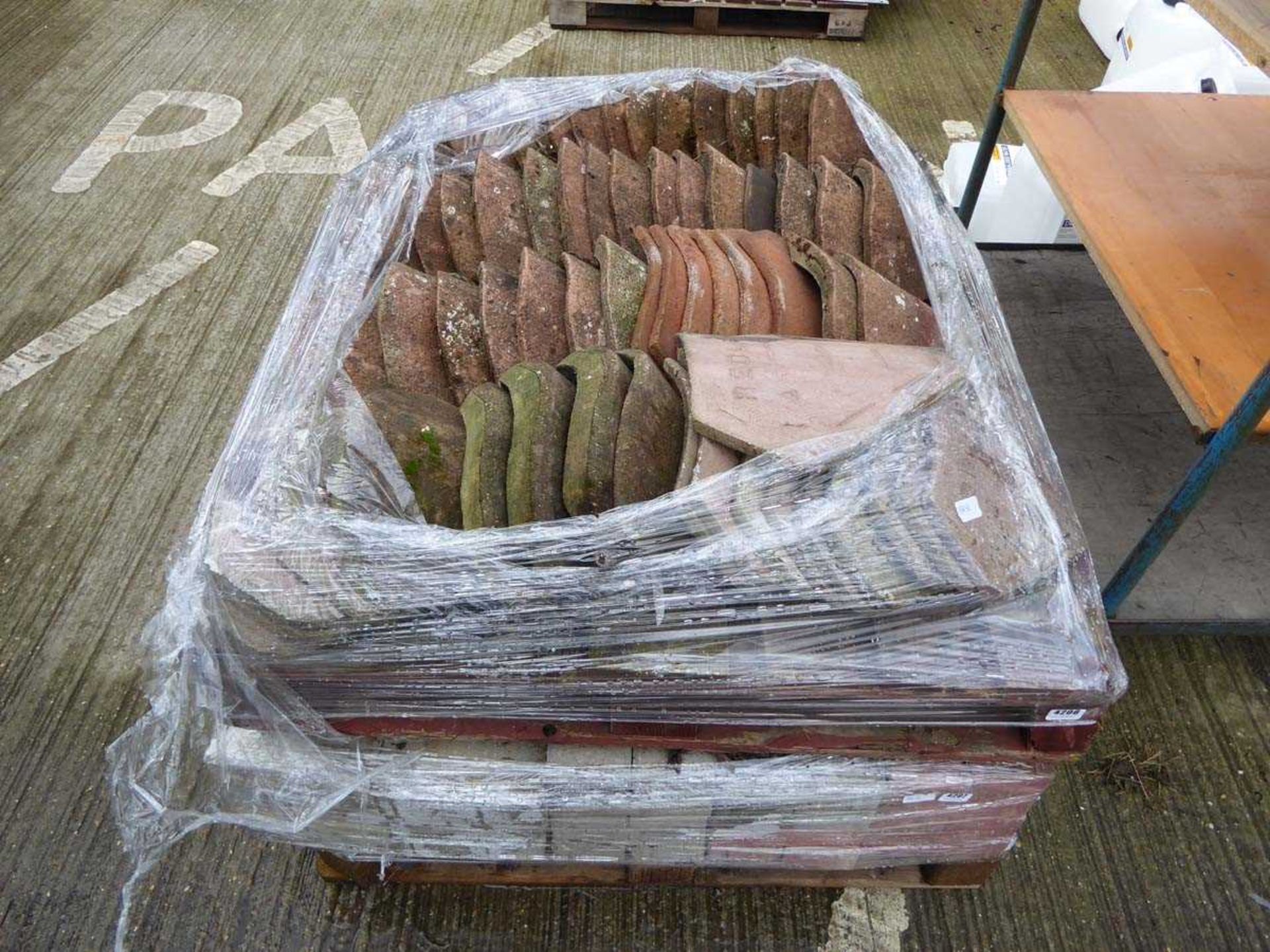 Pallet of ridge tiles