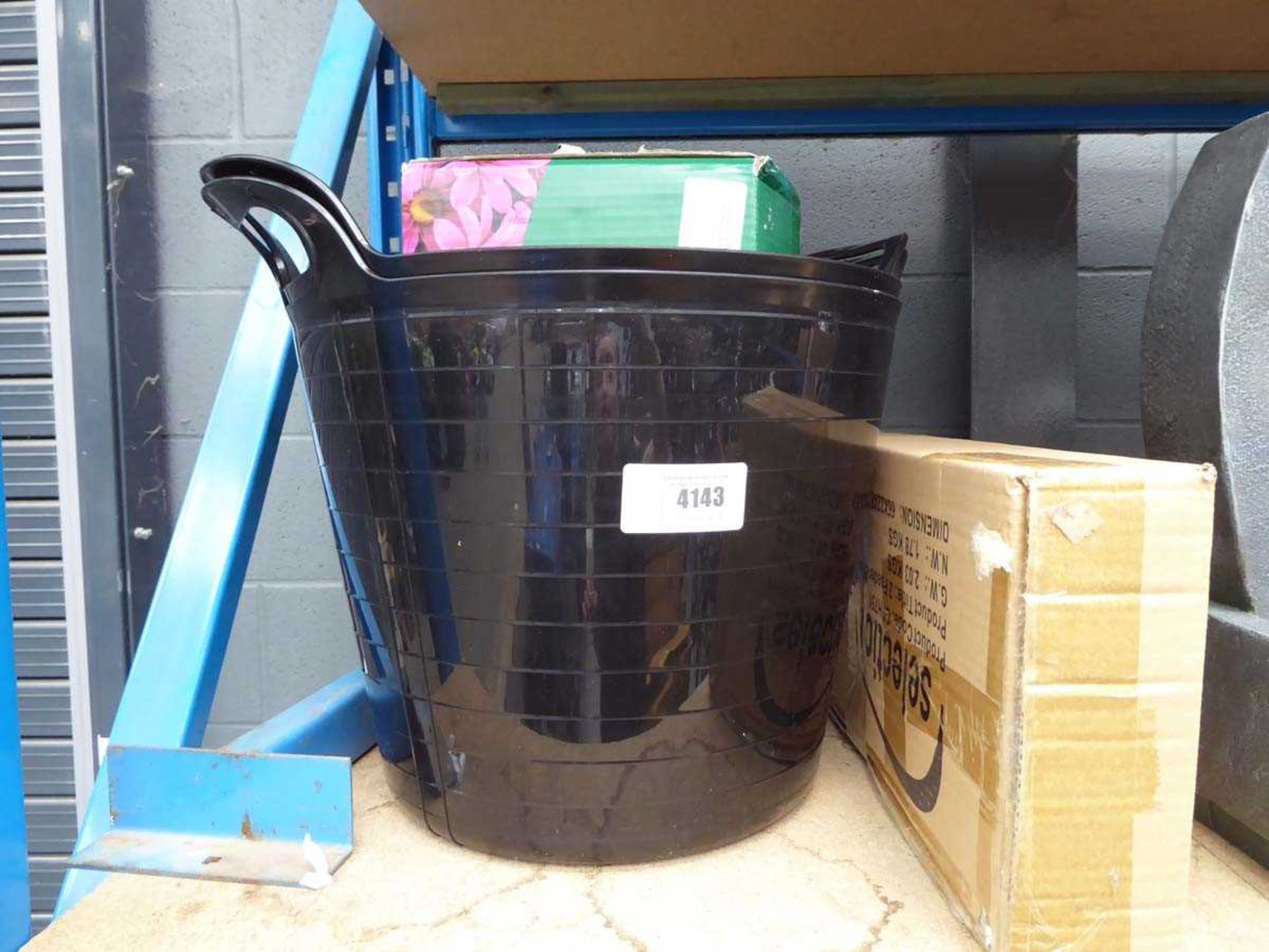 +VAT 2 black buckets, Easy Compost and a 2 feeder bird station