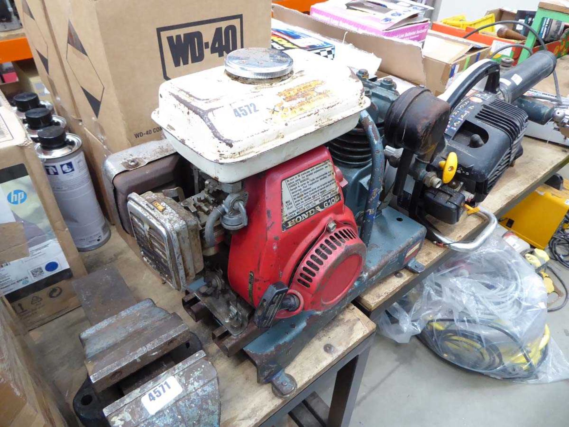 Honda engined mini compressor