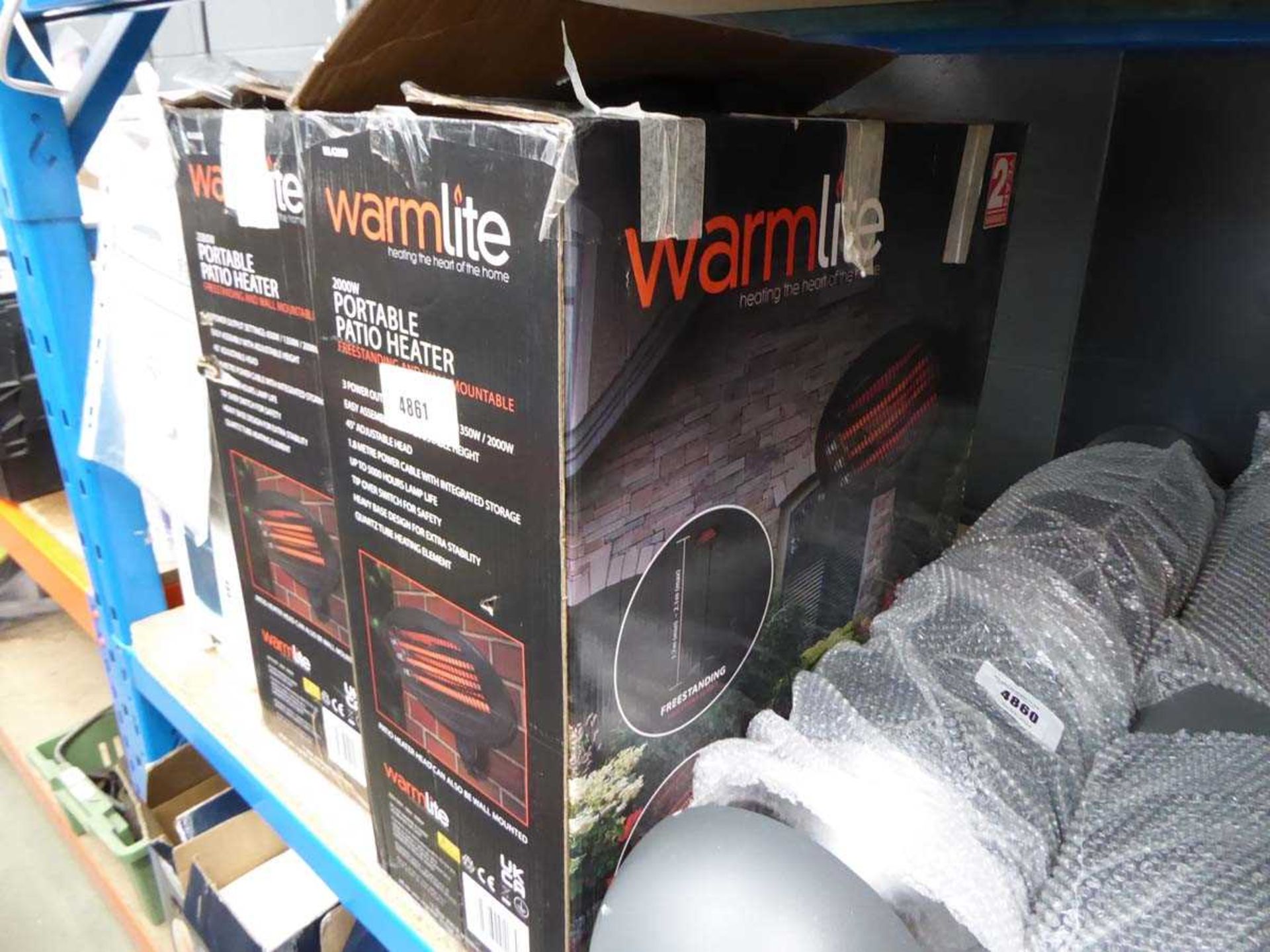 +VAT 2 walrm light portable patio heaters