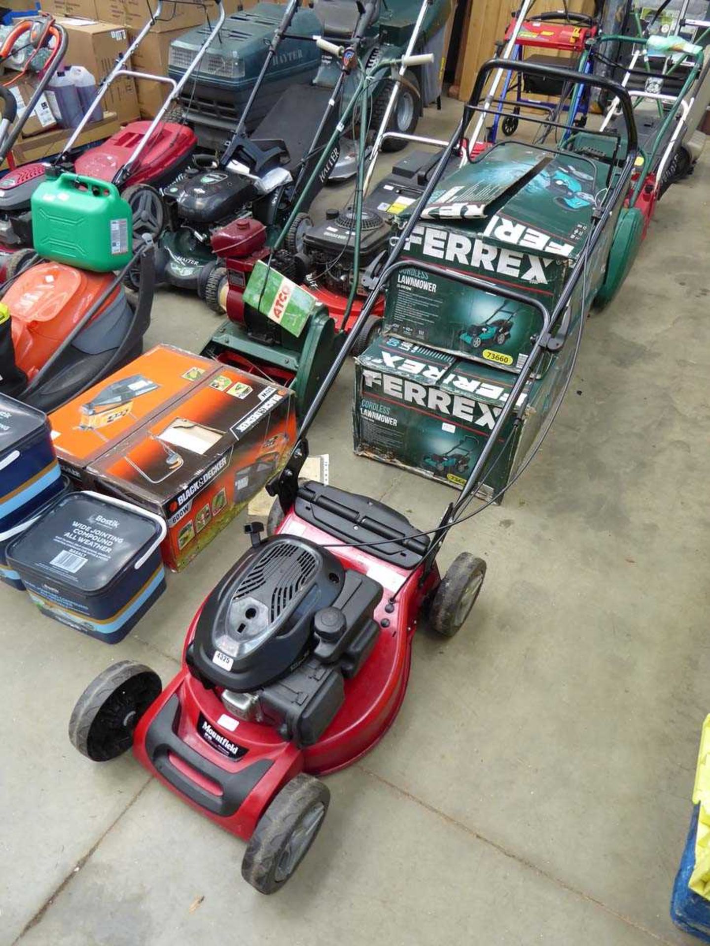 Mountfield petrol powered rotary mower (no grass box)