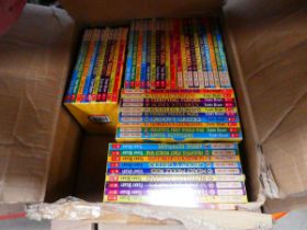 2 boxes of children's books and military history books