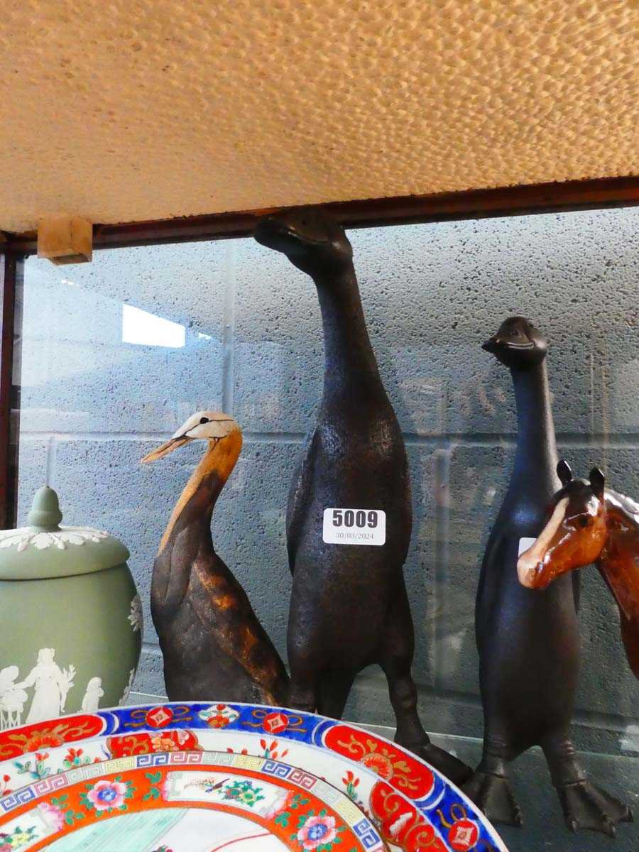 3 x duck figures