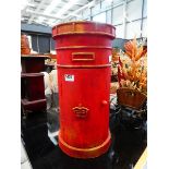 Novelty table top cabinet in the form of a post box