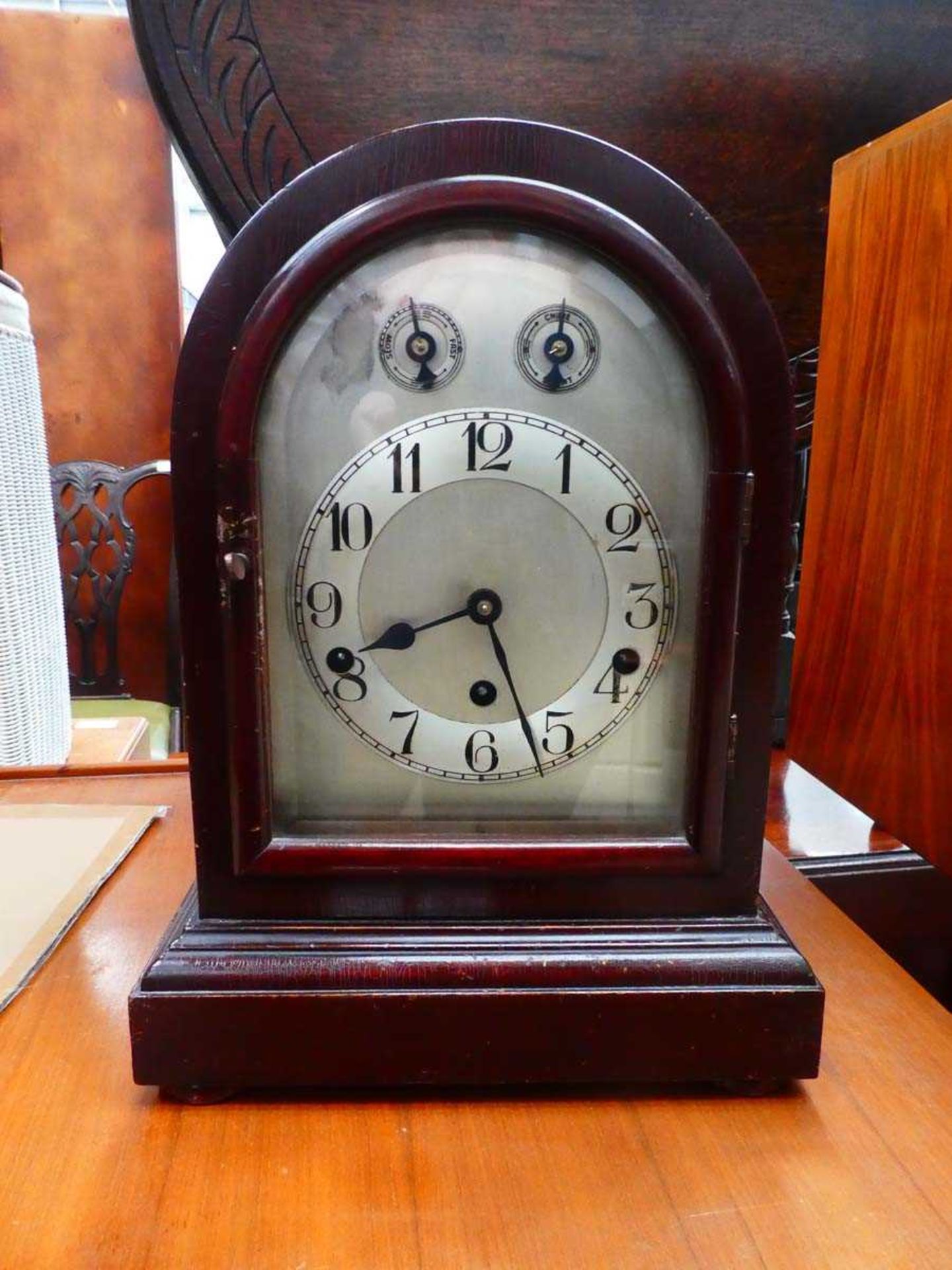 Dome topped bracket clock