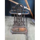 Cast iron umbrella stand