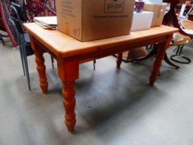 Pine kitchen table plus 4 chairs