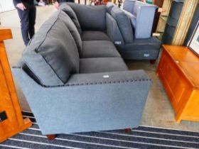 Anthracite grey fabric corner suite in 2 sections Nice condition, no tears or rips