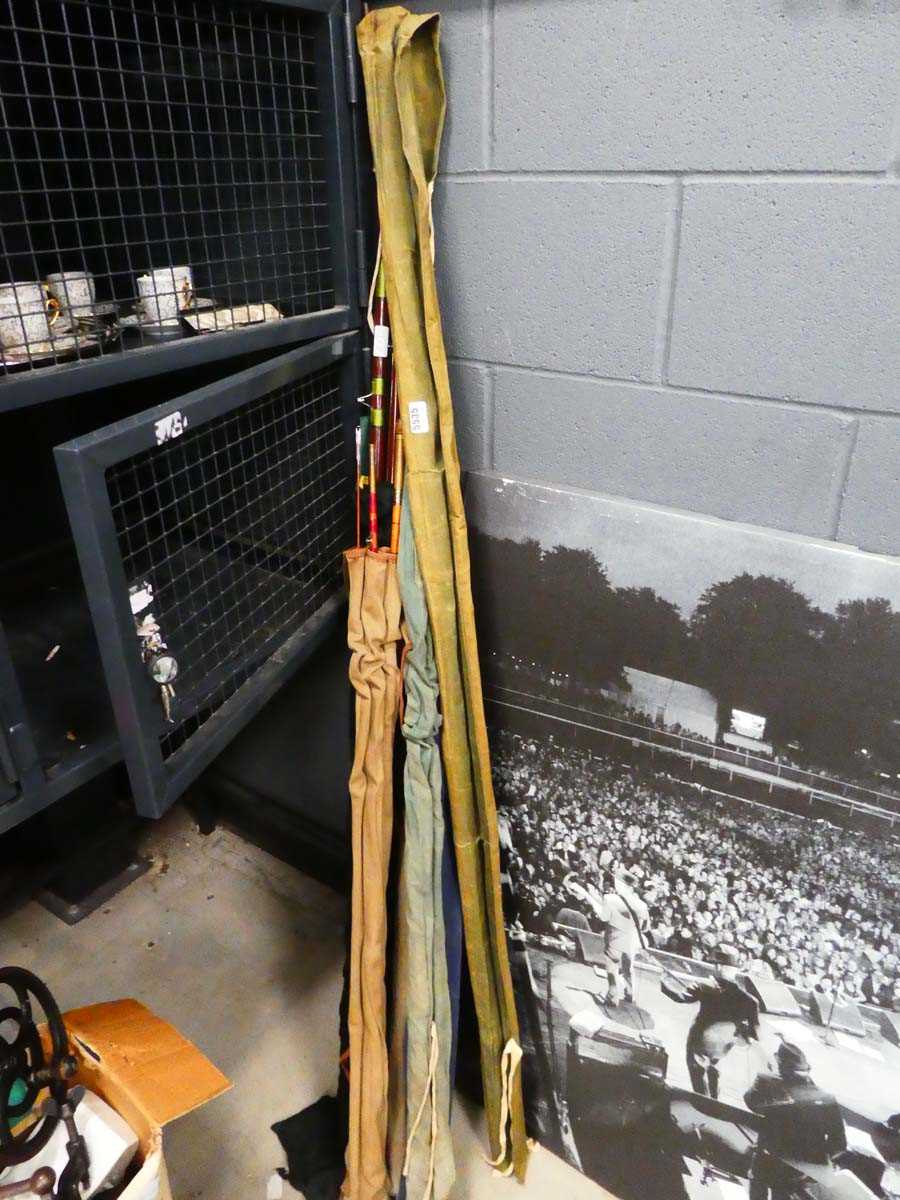 Bundle of coarse fishing rods
