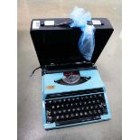 Vintage travelling typewriter