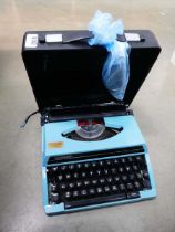 Vintage travelling typewriter