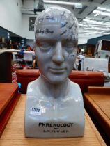 Phrenologist's head
