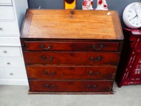 Georgian bureau with 4 drawers under