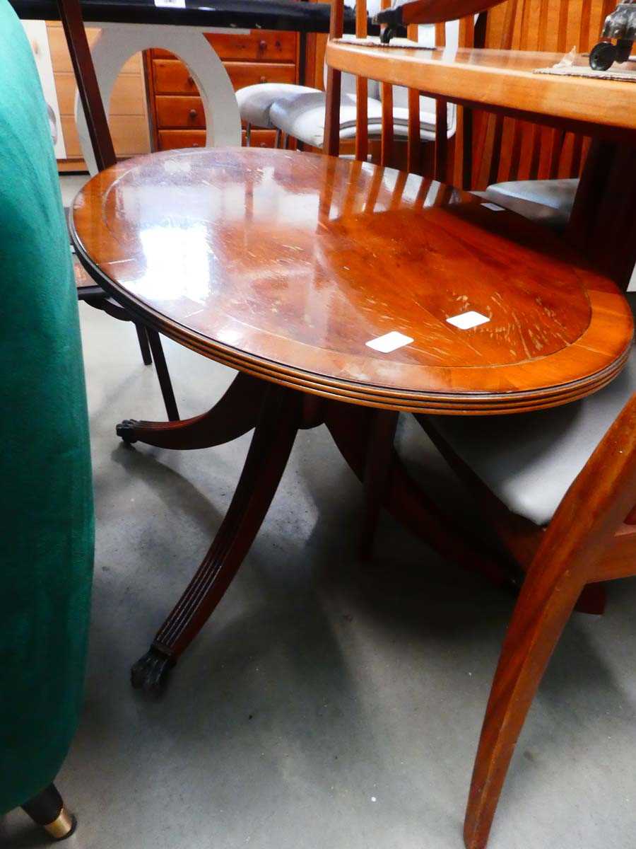 2 reproduction yew coffee tables - Image 3 of 3