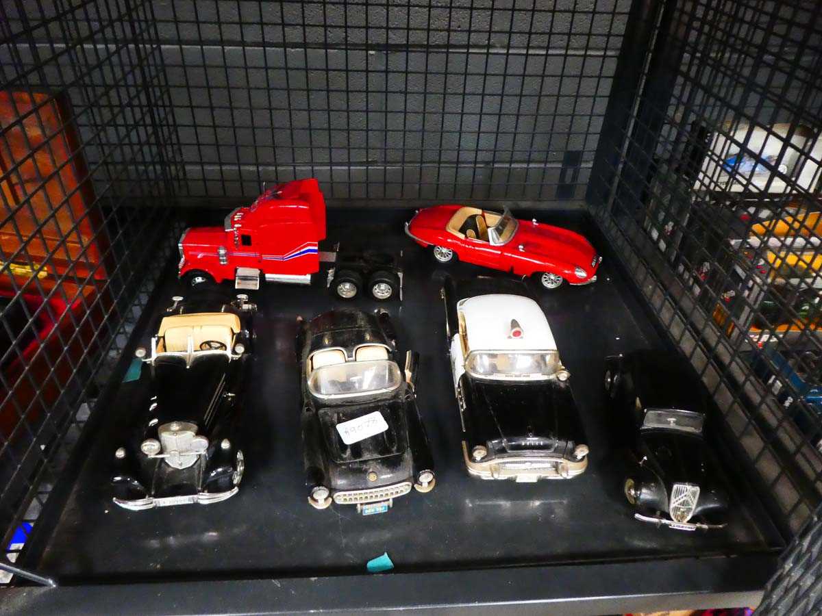 Cage containing quantity of Burago cars - Image 2 of 2