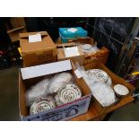 7 boxes containing Indian Tree crockery