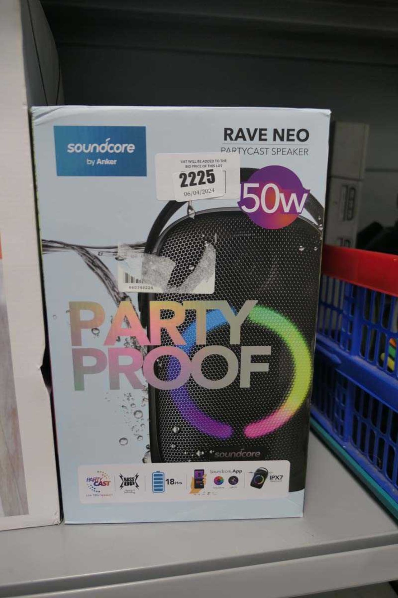 +VAT Soundcore Rave Neo Party Case Speaker