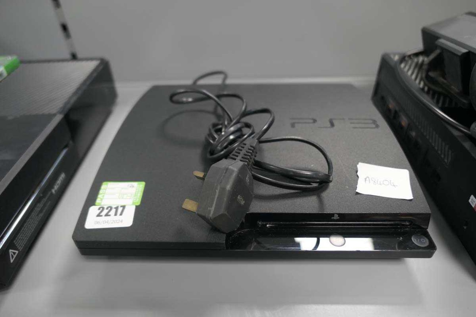 PS3 with power supply