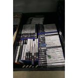 Crate of PS2 games