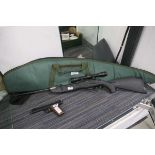 Phantom air rifle with centre point scope with carry case