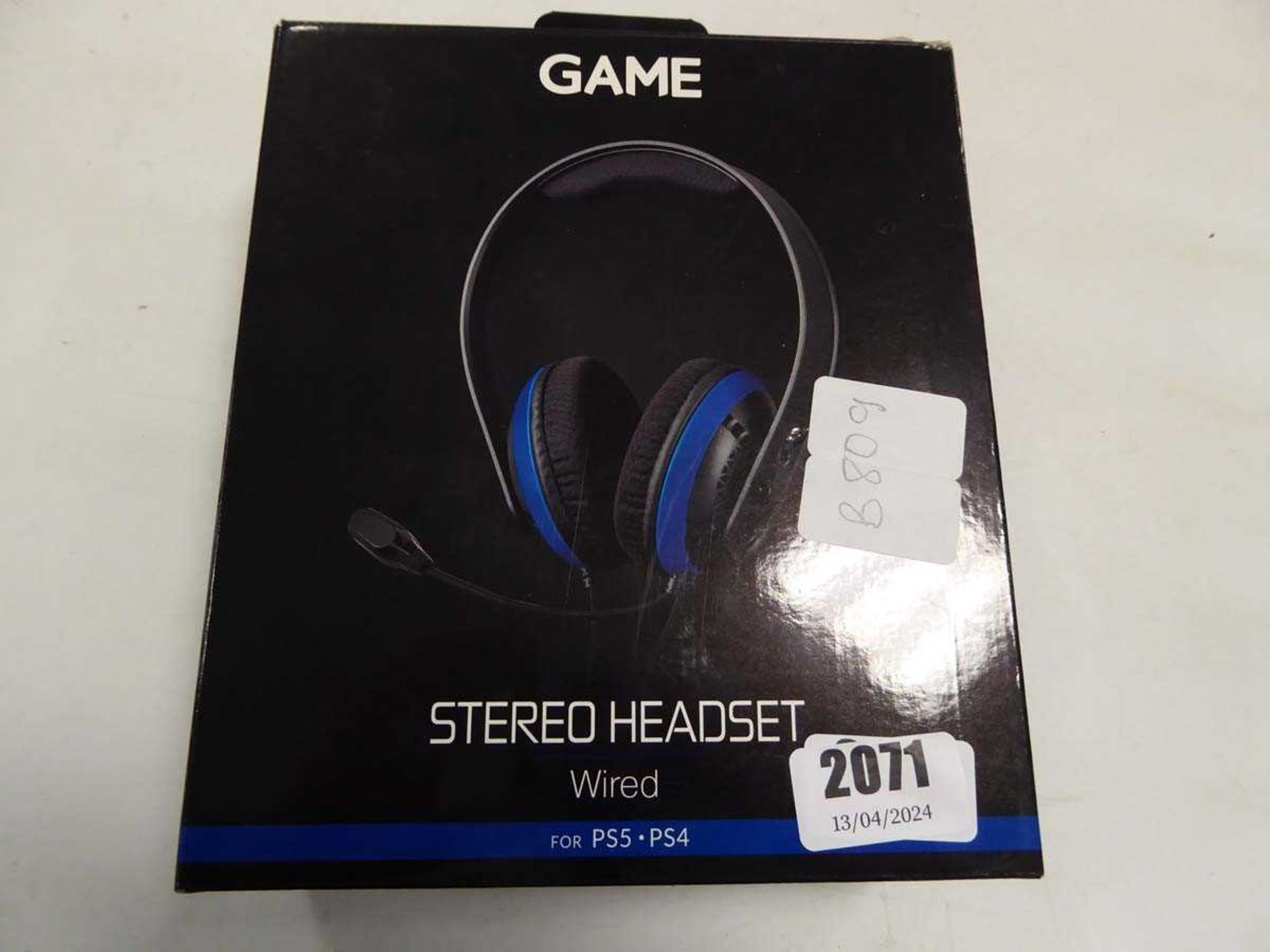 Boxed Game Stereo wired headphones