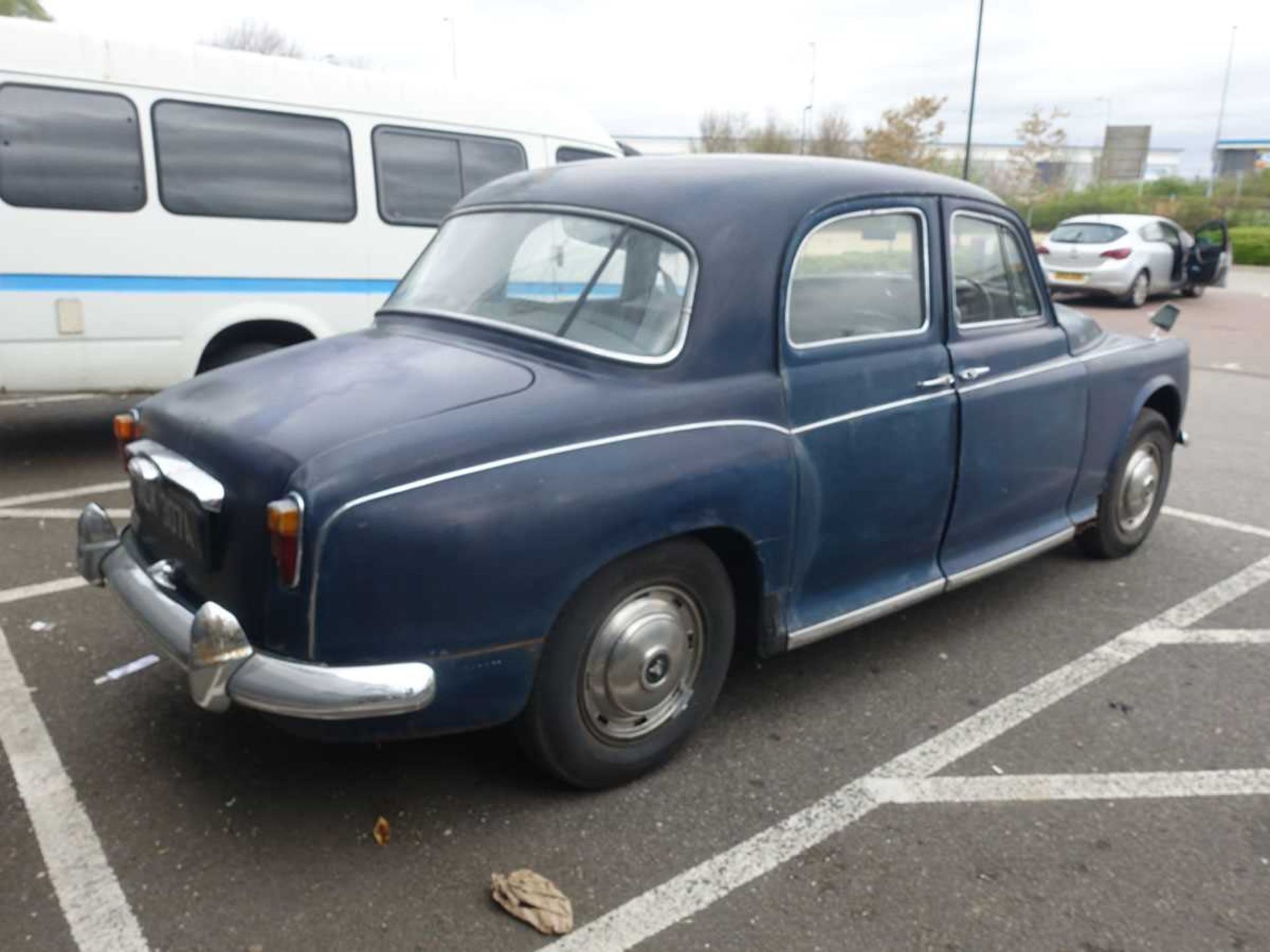 (ACK 307A) 1963 Rover P4 110 4-door saloon in blue, 2625cc petrol with overdrive, first registered - Bild 4 aus 7