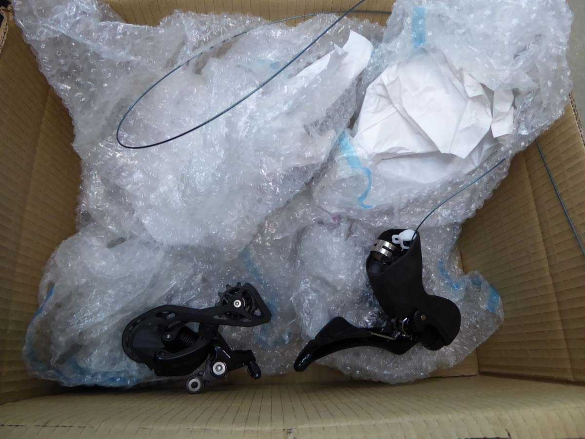 Box containing cycle parts