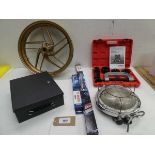 +VAT Ball joint service kit, Bosch windscreen wipers, wheel rim, Master Lock box and lamp