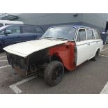 (NMG 775) 1963 Vauxhall Victor FB estate in white, 1508cc petrol, first registered 25/02/1963,