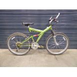 Apollo Guru child's green mountain bike